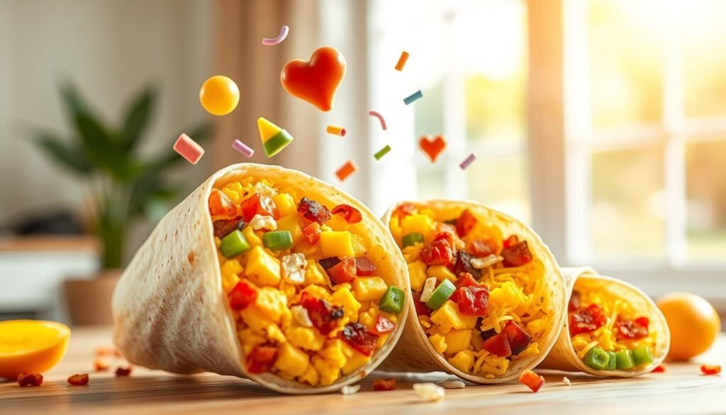 fun breakfast wraps