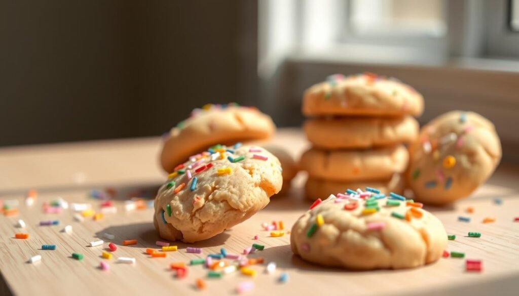 funfetti cake mix cookies birthday sprinkles