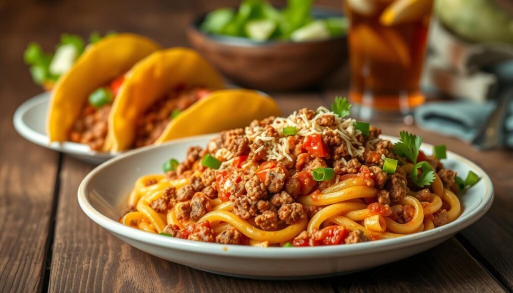 gluten-free taco pasta