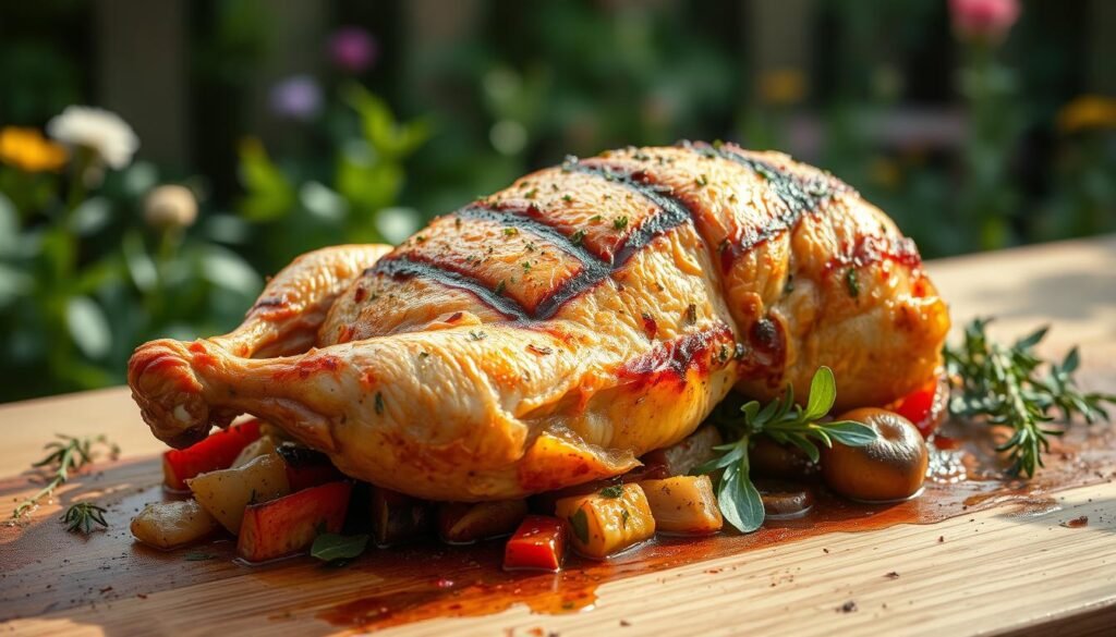 grilled chicken dinner