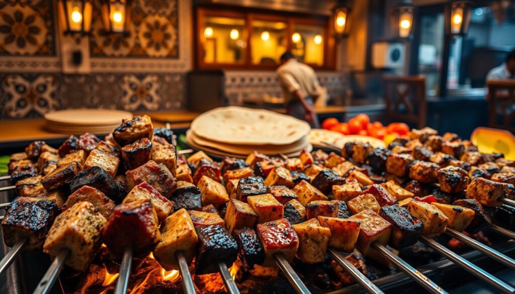 grilled middle eastern delicacies