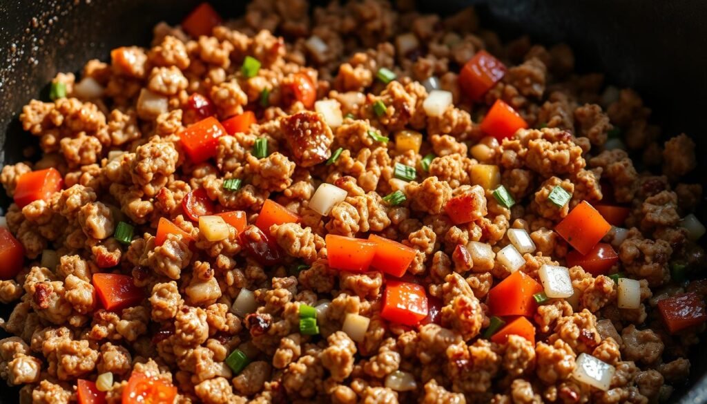 ground chicken taco meat