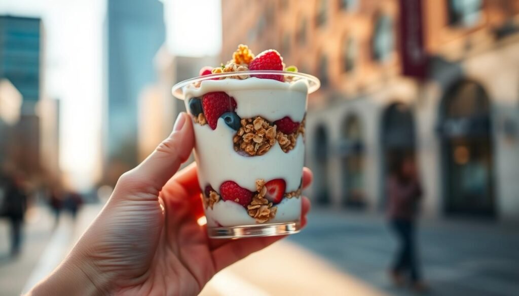 handheld breakfast for eating while walking