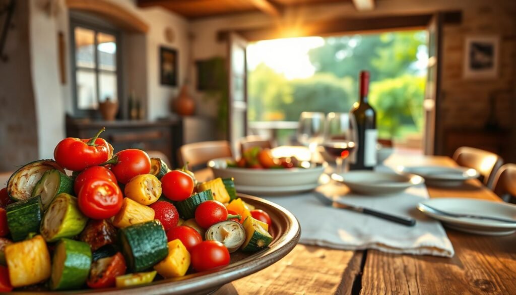 healthy Spanish dinner