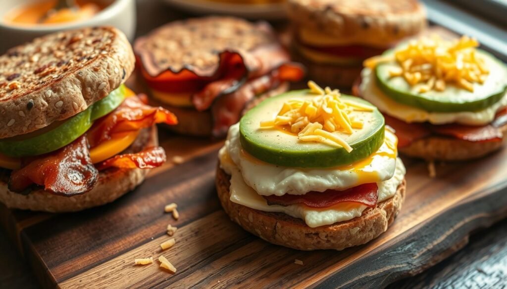 healthy breakfast sandwiches