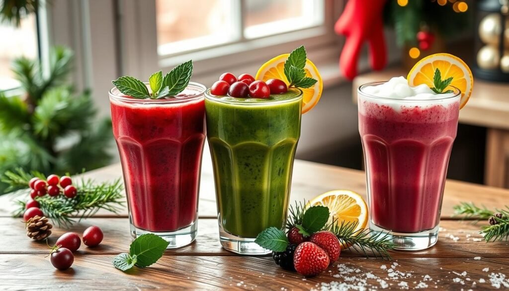 healthy holiday smoothies