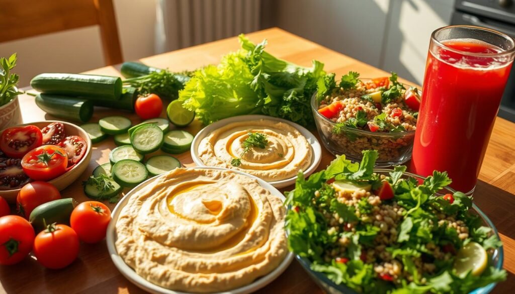 healthy lebanese eating