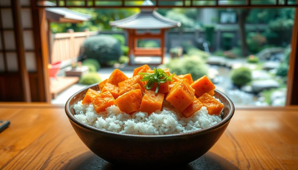 healthy sweet potato rice bowl