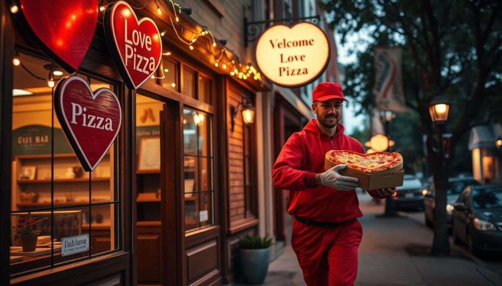 heart pizza local delivery service