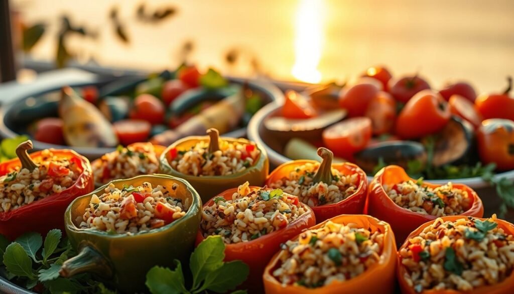 hearty vegetarian Mediterranean dishes