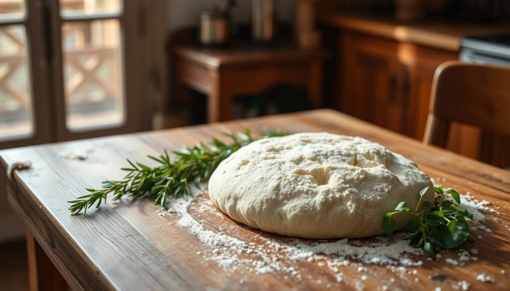 herbal pizza dough