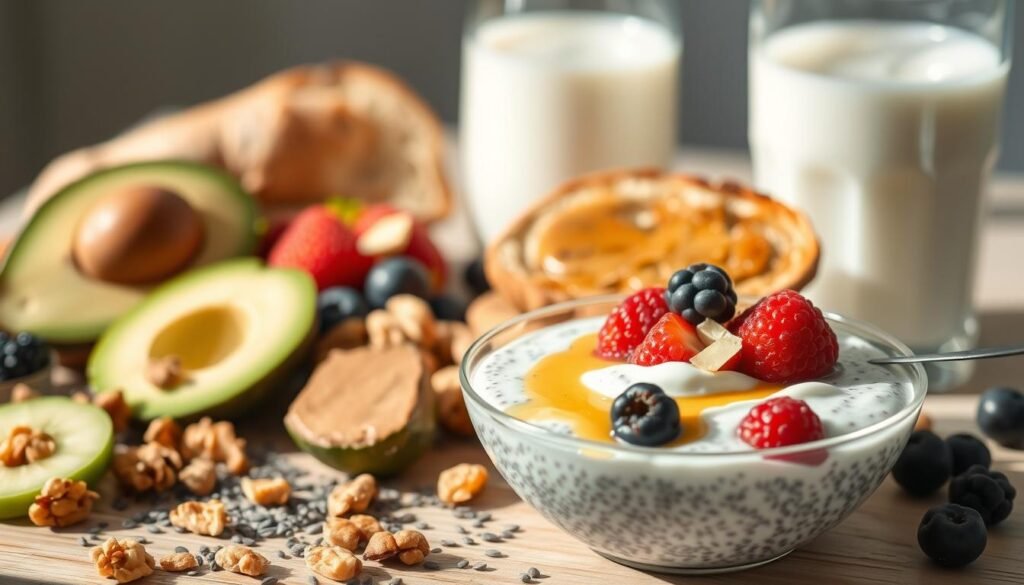 high-fiber breakfast options