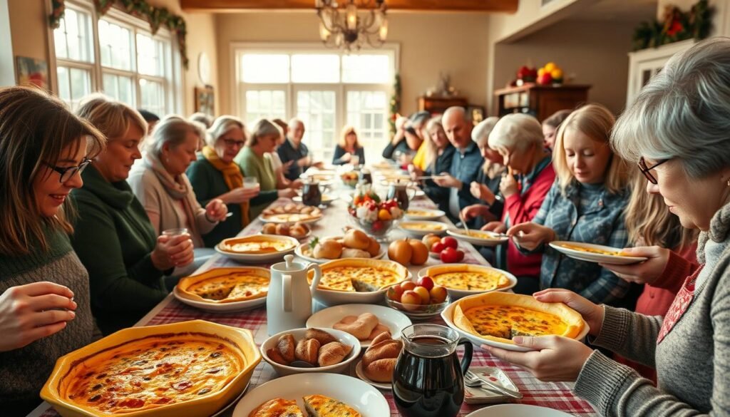 holiday morning crowd feeding strategies