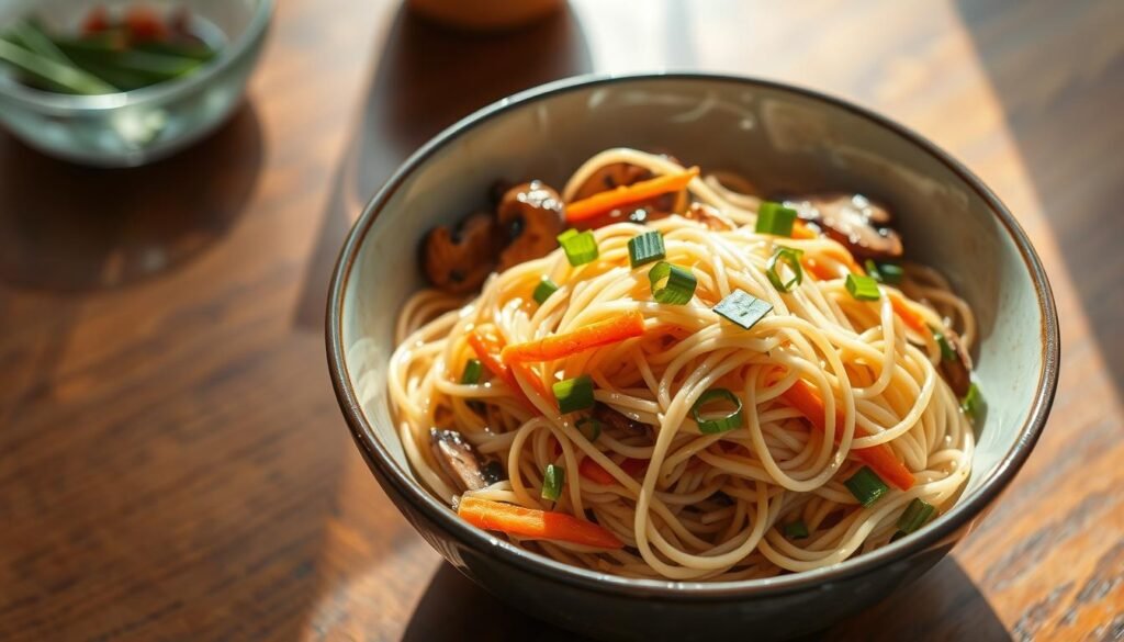 homemade Chinese noodles