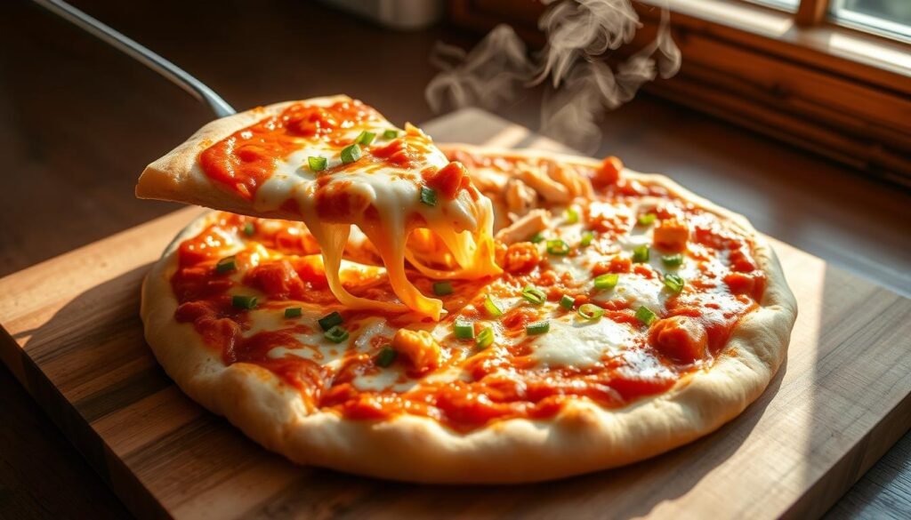 homemade buffalo chicken pizza recipe