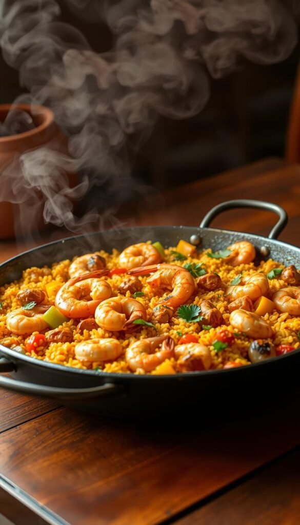 homemade paella
