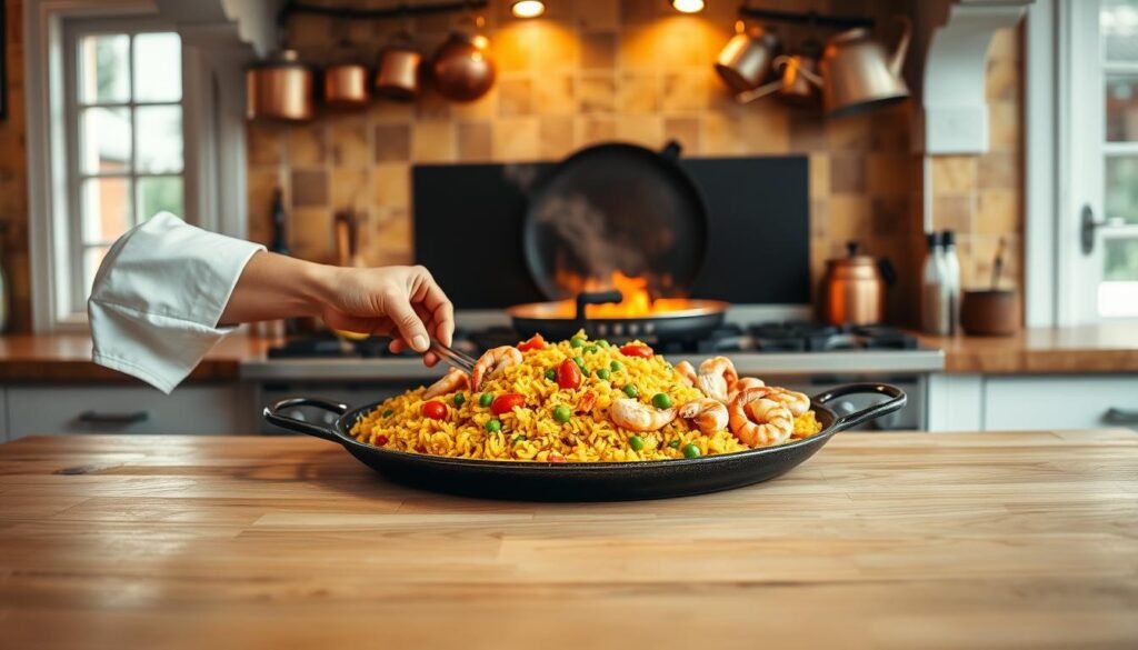 how to cook paella