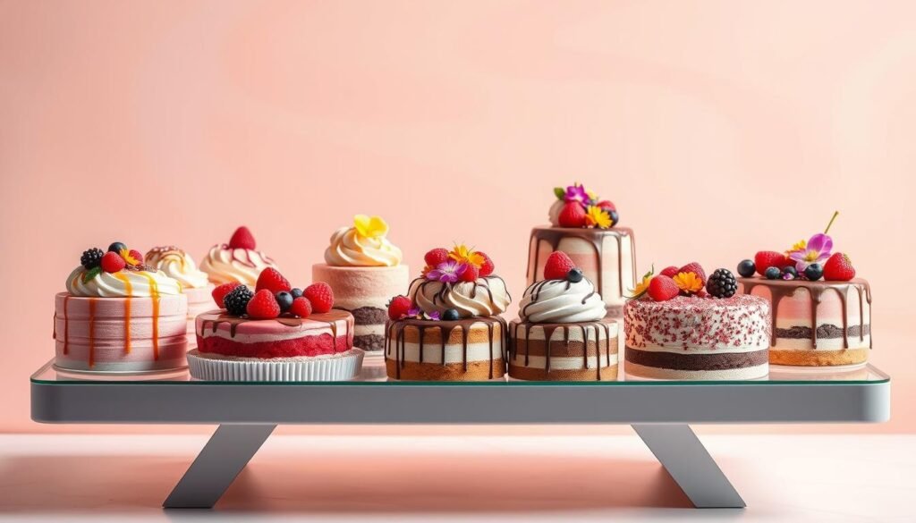 ice cream cake presentation display ideas