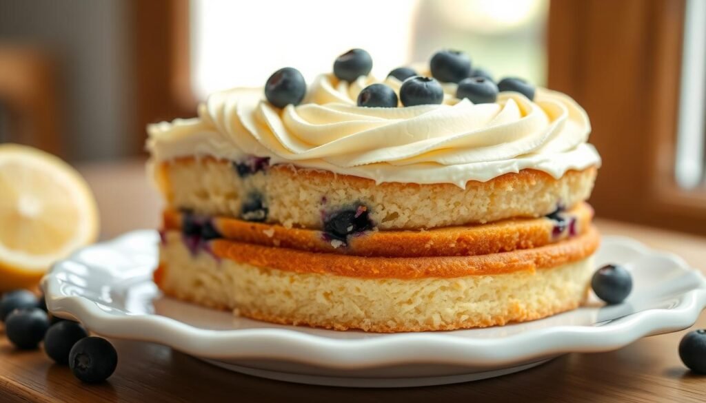 lemon blueberry cake