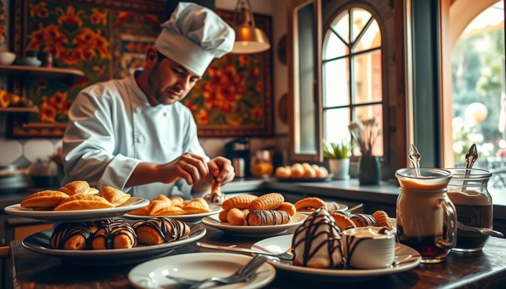 making Spanish desserts