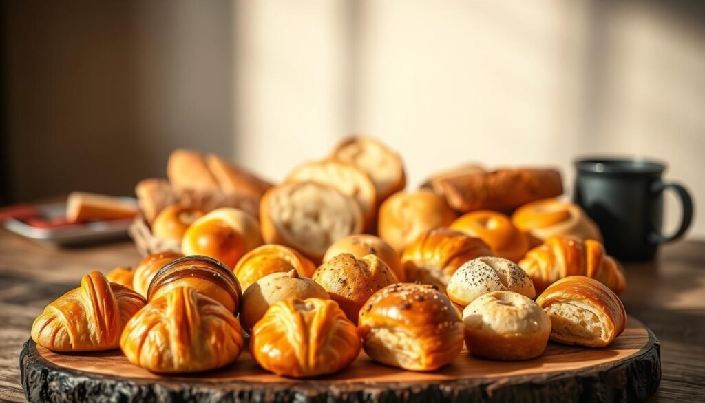 mini breakfast pastry charcuterie selections