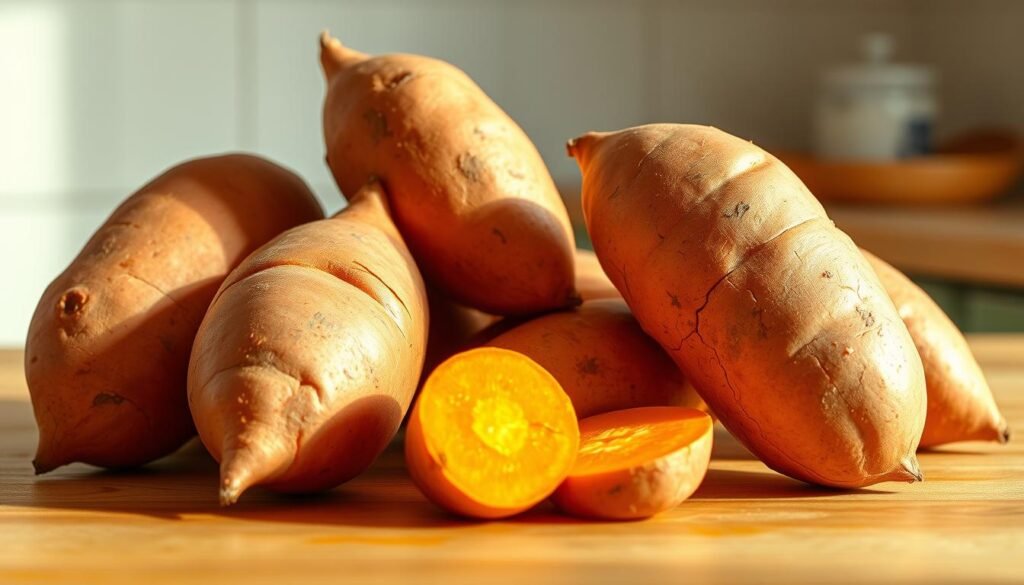 naked Japanese sweet potatoes