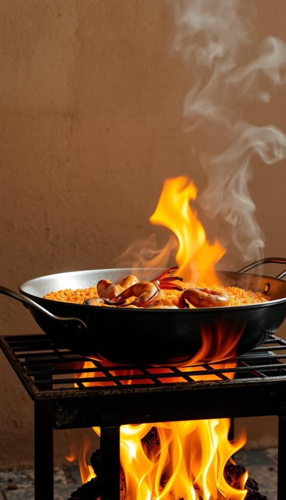 open flame cooking