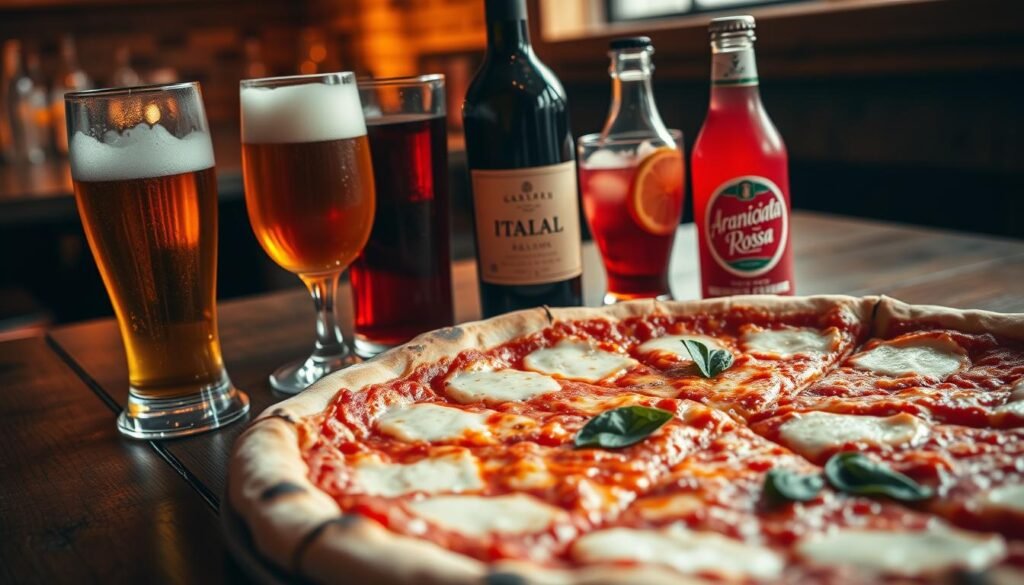 pairing Italian pizza beverages