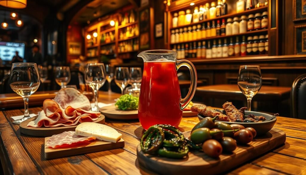 pairing Sangria with tapas