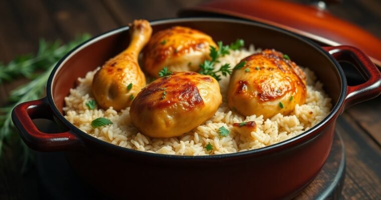 Dutch Oven Chicken and Rice – Perfect Every Time
