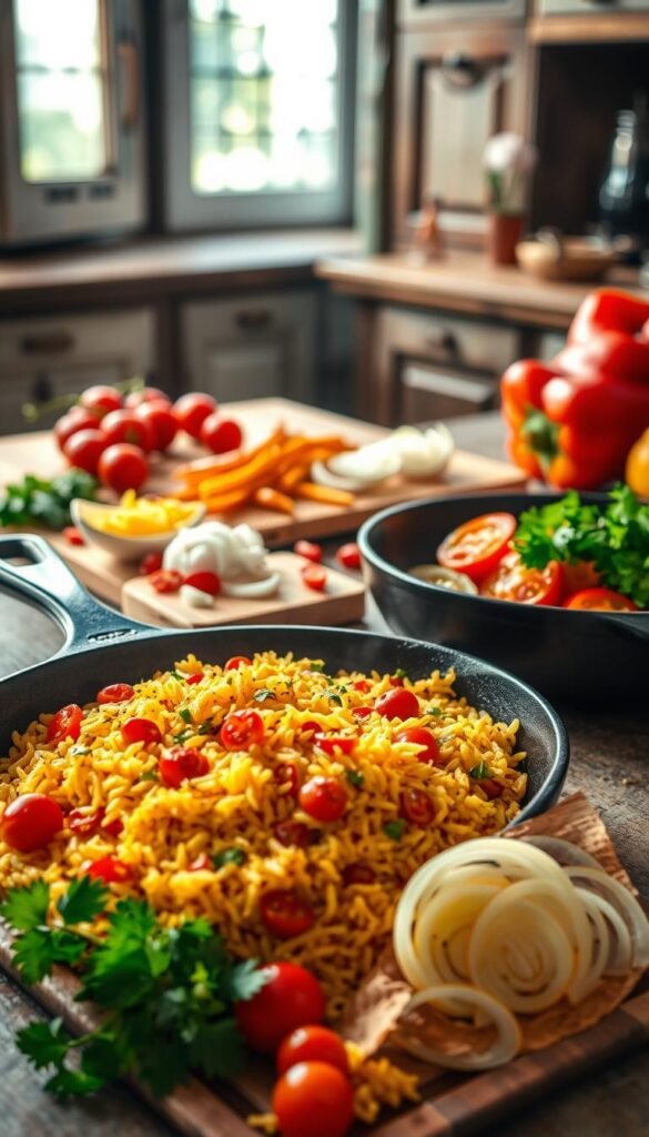 perfecting Spanish rice cooking