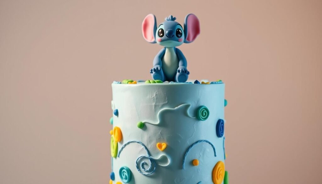 personalized stitch cake