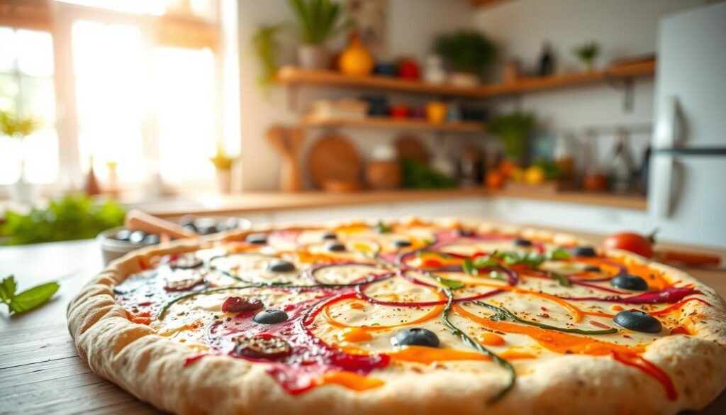 pizza art coloring food natural dyes