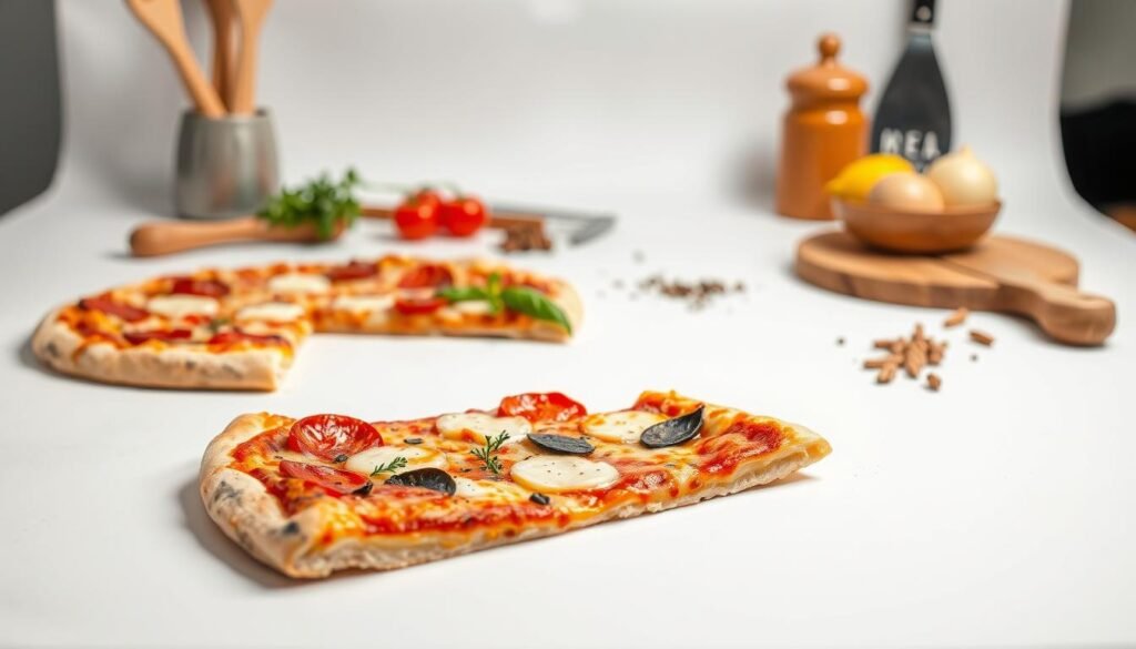 pizza art photography lighting setup