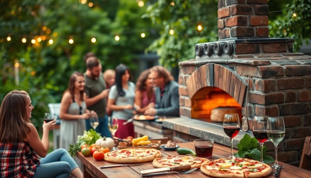 pizza oven interactive cooking