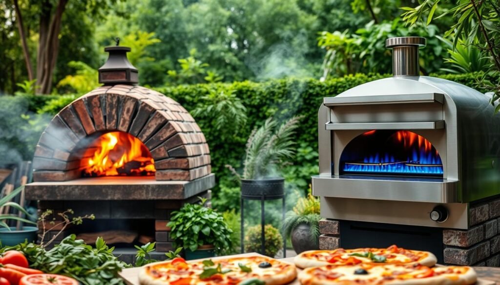 pizza oven wood-fired versus gas comparison