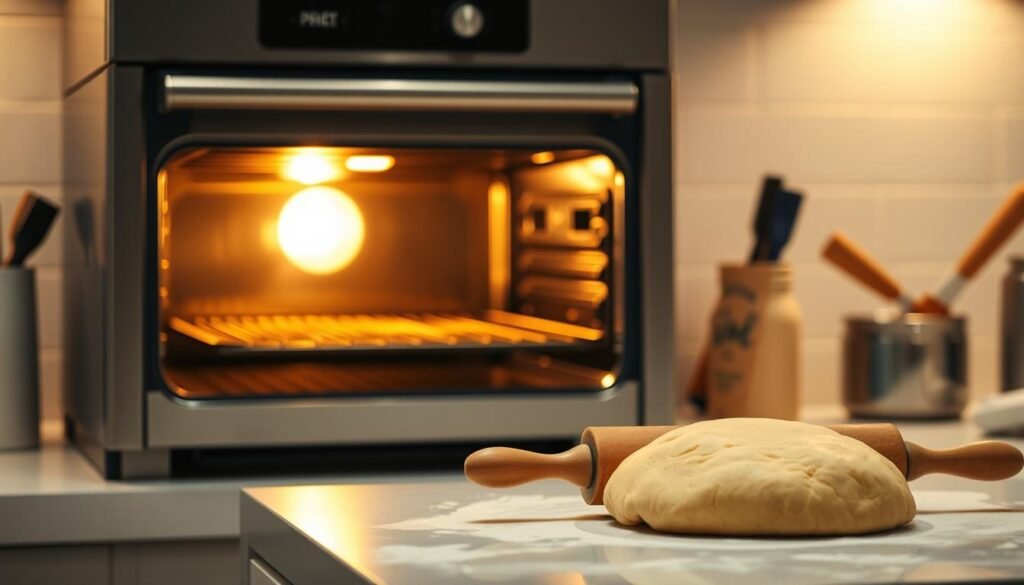 preheating oven for pizza