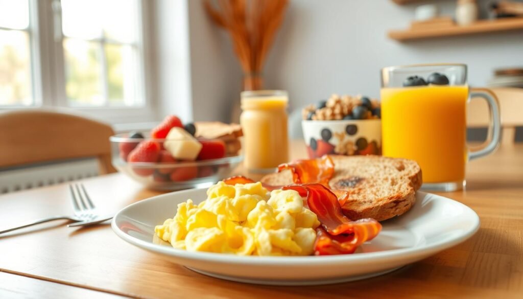 protein-rich breakfast for growing kids