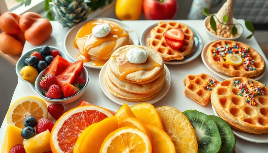 rainbow breakfast recipes for children