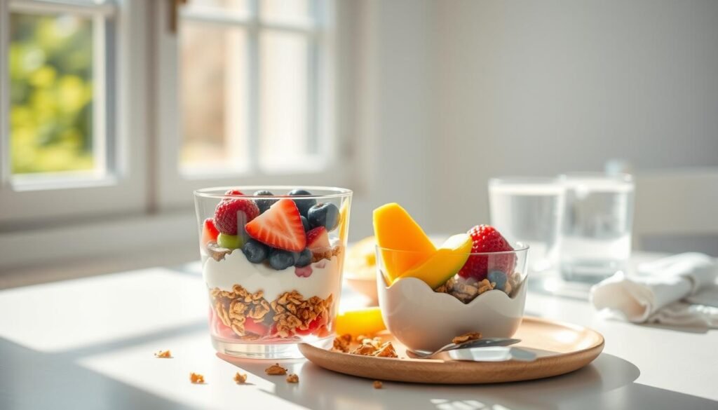 refreshing light breakfast for hot weather