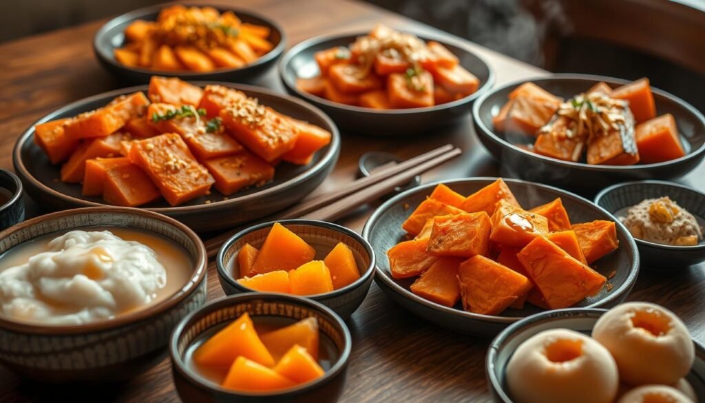seasonal japanese sweet potato dishes