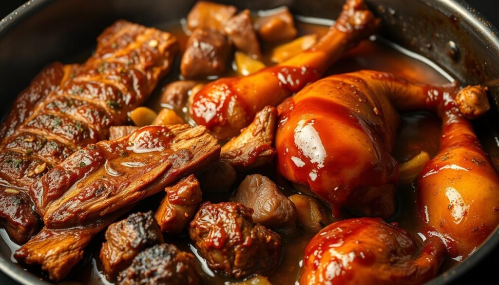 slow cooked meats