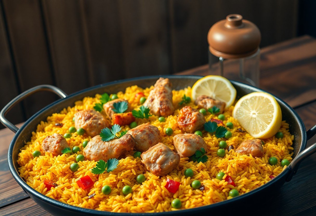 Spanish Chicken Paella in 30 Minutes