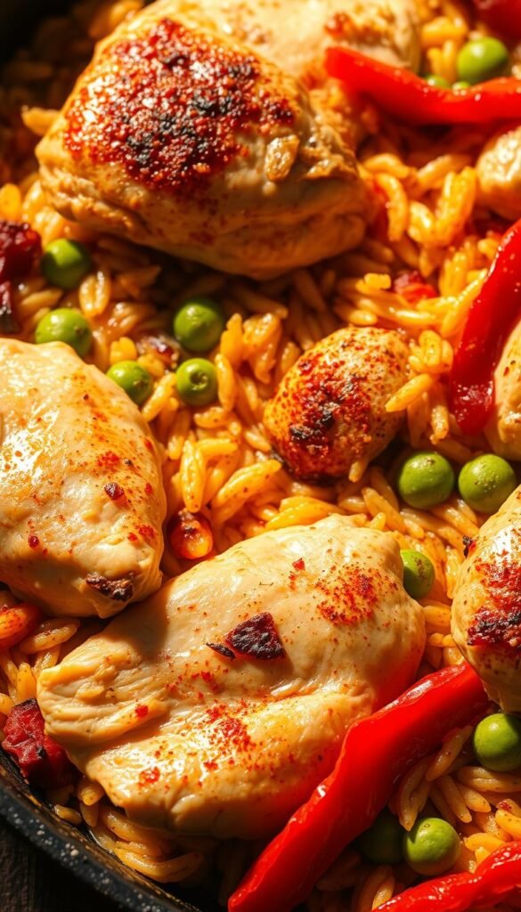 spicy chicken paella ideas