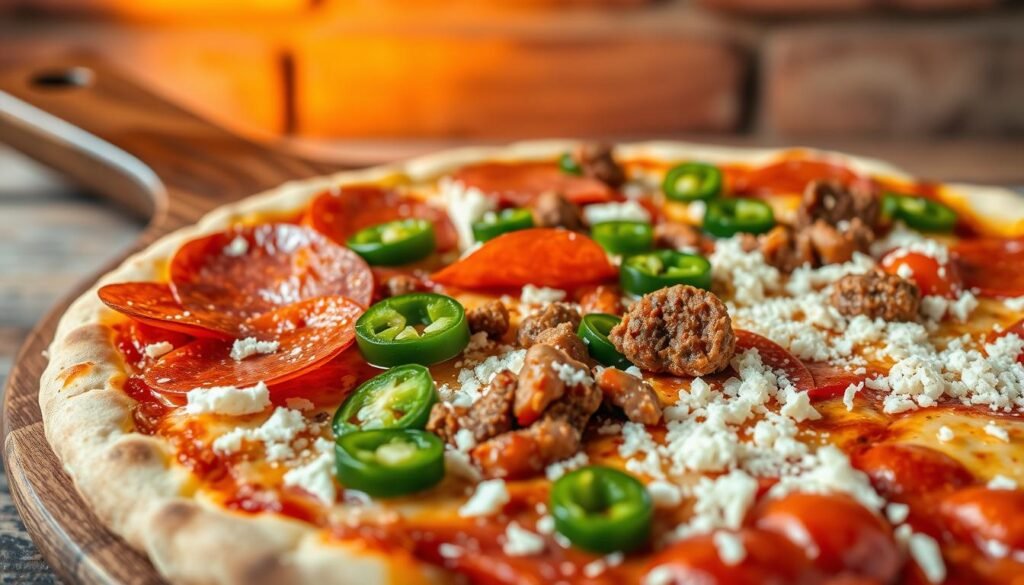 spicy pizza toppings