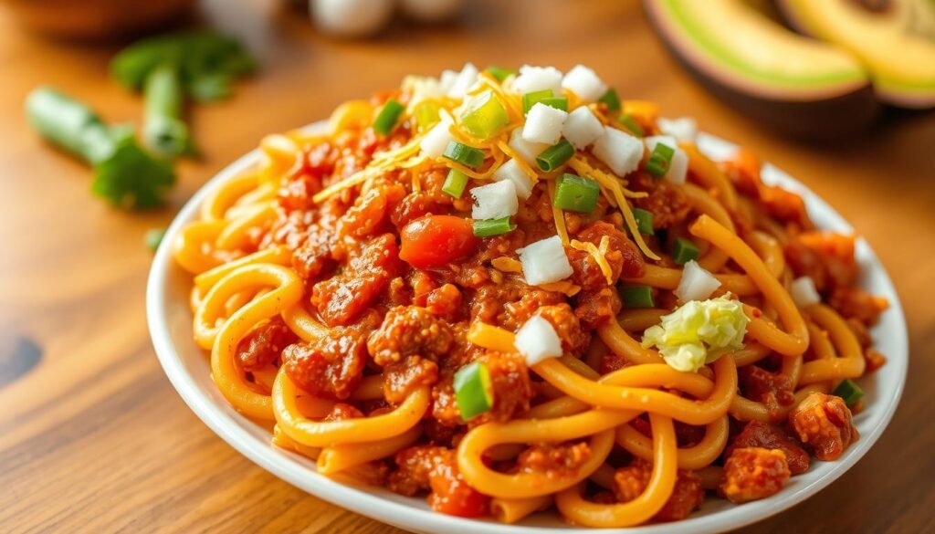 spicy taco pasta