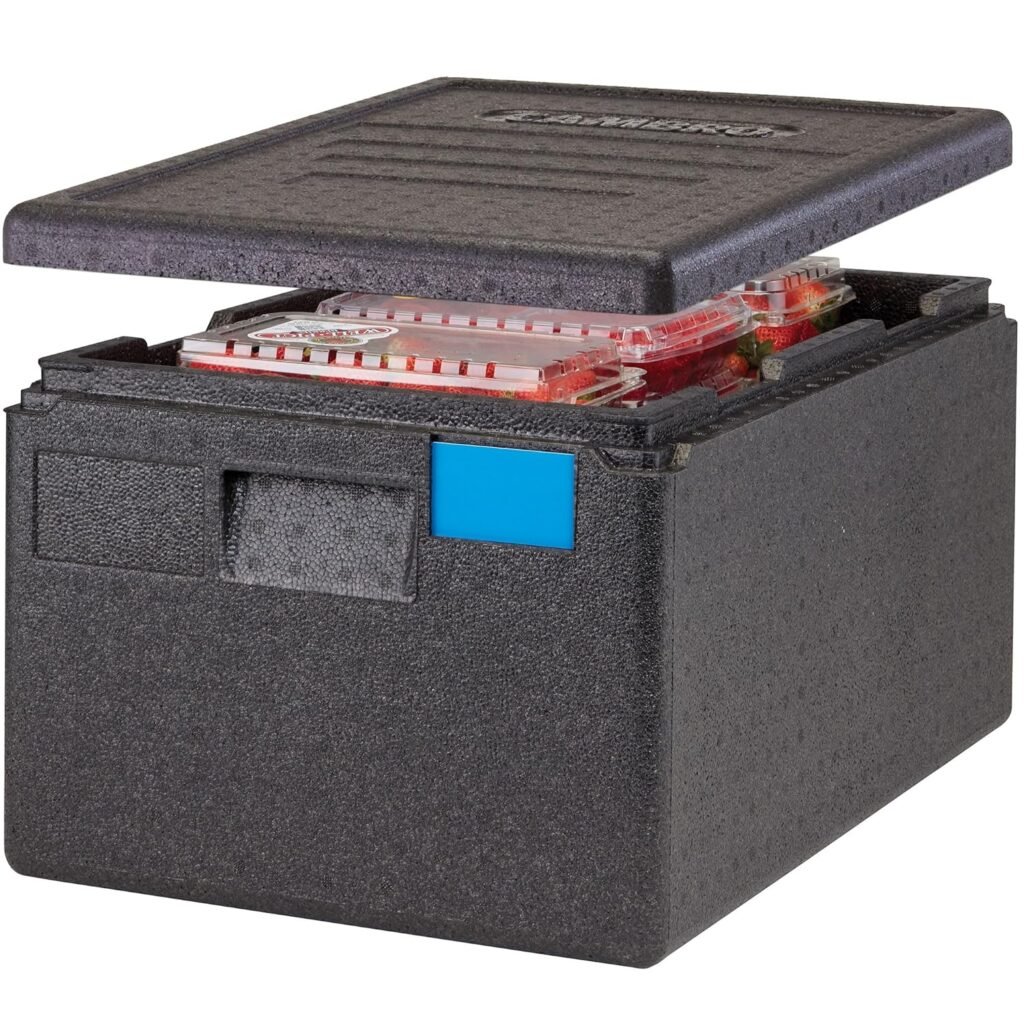 Standard Insulated Pan Carrier  Hot Box Food Warmer for Catering, Restaurants  Deliveries - Lightweight Thermal Container to Keep Food Hot During Transport - Top Loader 8 Deep