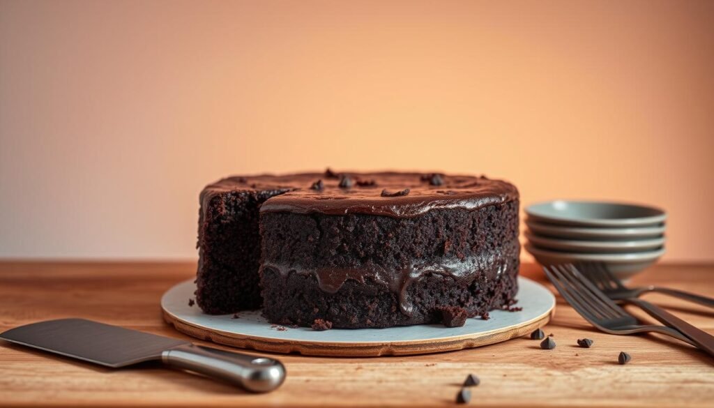storing chocolate cake