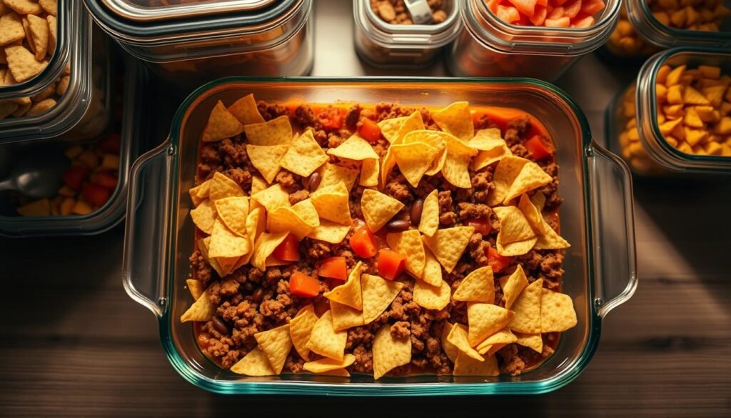 taco casserole meal prep