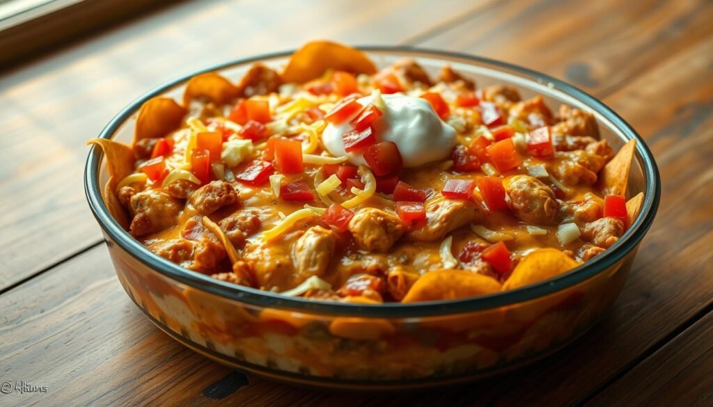 taco casserole with chicken